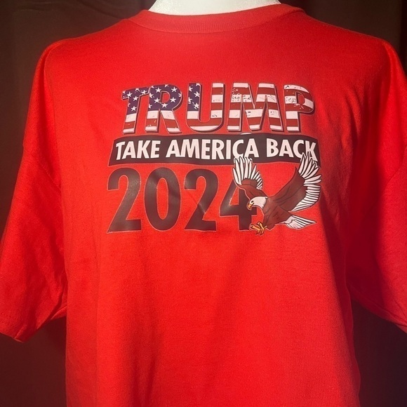 NWT Trump take America back 2024 men’s trump supporter tshirt - Picture 1 of 4